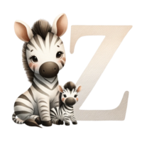 Alphabet A-Z for Education Clip Art Each letter, from A to Z, is meticulously hand-painted png