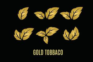 Golden Tobacco Leaf vector