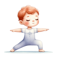 genot in de kalmte en schattig baby in yoga clip art baby douche uitnodigingen, of yoga studio flyers, deze digitaal downloaden omvat een reeks van hand getekend png