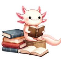 ajolote leer ratones de biblioteca acuarela clipart ajolote leer ratones de biblioteca acuarela clipart Perfecto para amantes de el único y el raro png