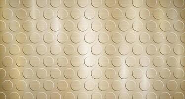 Abstract metallic background in golden colors with highlights and a texture of voluminous convex circles vector