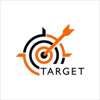 Sports target logo design illustration vector