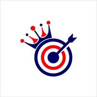 target king logo design illustration vector