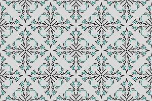 a seamless pattern with a decorative ornament in brown and beige. vector