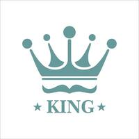 king logo template illustration design vector