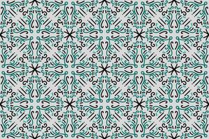 a seamless pattern with a decorative ornament in brown and beige. vector