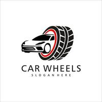 car tire logo template illustration design vector