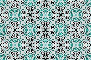 a seamless pattern with a decorative ornament in brown and beige. vector