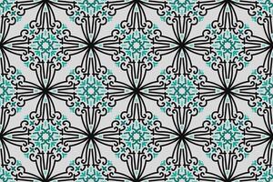a seamless pattern with a decorative ornament in brown and beige. vector