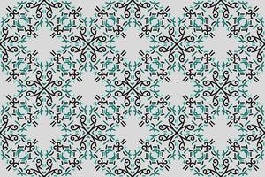 a seamless pattern with a decorative ornament in brown and beige. vector