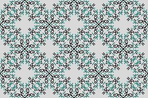 a seamless pattern with a decorative ornament in brown and beige. vector