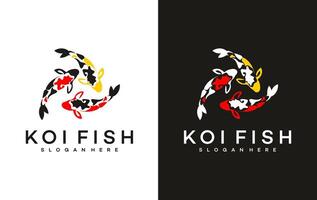 pescado logo símbolo ilustración diseño vector