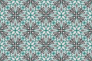a seamless pattern with a decorative ornament in brown and beige. vector
