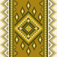 Pixel pattern ethnic oriental traditional fabric pattern textile African Indonesian vector