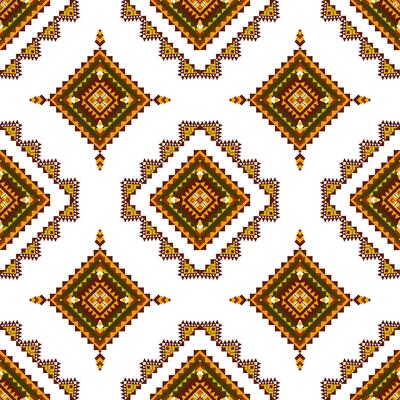 Pixel pattern ethnic oriental traditional fabric pattern textile African Indonesian