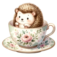 Hedgehog In Cup Clipart Whether you're designing greeting cards, invitations, or just adding a special touch to your digital scrapbook, our clipart offers unparalleled charm and quality. png