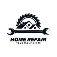 home repair logo template vector