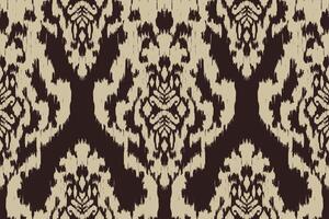 ikat tribal indio sin costura modelo. étnico azteca tela alfombra mandala ornamento nativo boho cheurón textil.geometrico africano americano oriental tradicional ilustraciones. bordado estilo. vector