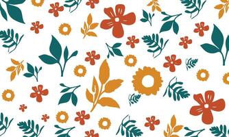 Background illustration or floral abstract pattern template vector