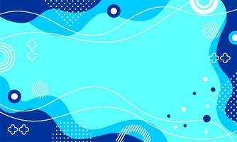 abstract geometry blue background. flat design style vector