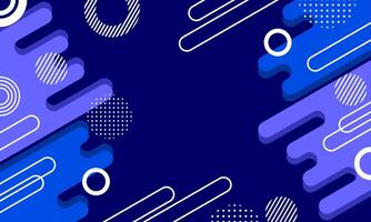 abstract geometry blue background. flat design style vector