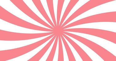 a pink and white striped background with a central star vector