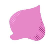 blob aesthetic with dot texture. abstract shape for decoration your background vector