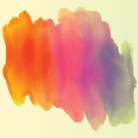 Abstract splashed watercolor textured background. Multicolored watercolor background. vector