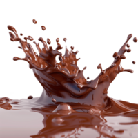 Chocolate Splash Isolated On Transparent Background, Chocolate Splash , . png