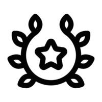 Simple Winner icon. The icon can be used for websites, print templates, presentation templates, illustrations, etc vector