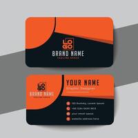 clean style modern business card template vector