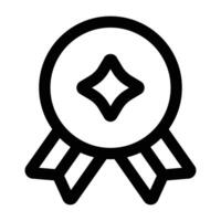 Simple Award Medal icon. The icon can be used for websites, print templates, presentation templates, illustrations, etc vector