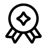 Simple Award Medal icon. The icon can be used for websites, print templates, presentation templates, illustrations, etc vector