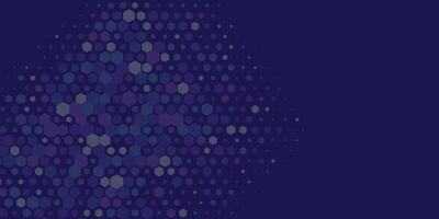 Abstract Hexagon Pattern Geometric multi Color Background vector