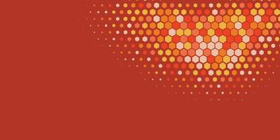 Abstract Hexagon Pattern Geometric multi Color Background vector