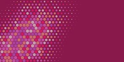 Abstract Hexagon Pattern Geometric multi Color Background vector