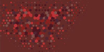 Abstract Hexagon Pattern Geometric multi Color Background vector