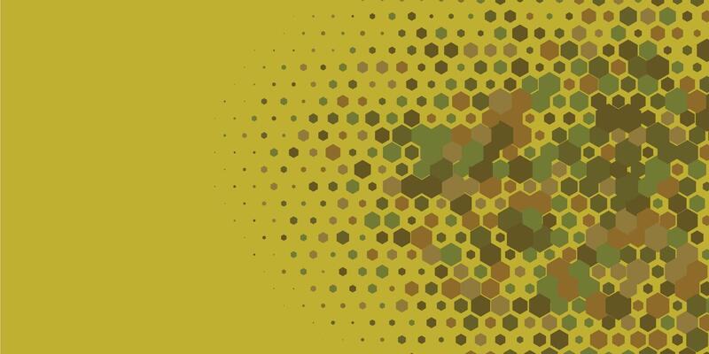 Abstract Hexagon Pattern Geometric multi Color Background