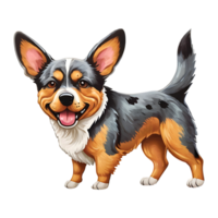 Cute dog icon design png