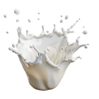 Milch Spritzen isoliert auf transparent Hintergrund, Milch Spritzen , . png