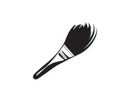 Paint brush icon and symbol illustration template design vector