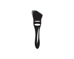 Paint brush icon and symbol illustration template design vector