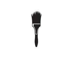 Paint brush icon and symbol illustration template design vector