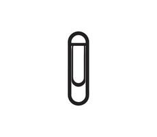 Paper clip icon . Paperclip icon . Paperclip icon vector