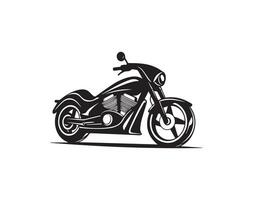 Motorcycle icon and symbol template illustration. Motorcycle silhouette. vector