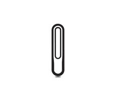 Paper clip icon . Paperclip icon . Paperclip icon vector