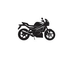 Motorcycle icon and symbol template illustration. Motorcycle silhouette. vector