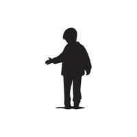 Boy icon on white background. illustration vector