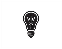 light bulb icon design symbol of idea and innovation with creative concept vector