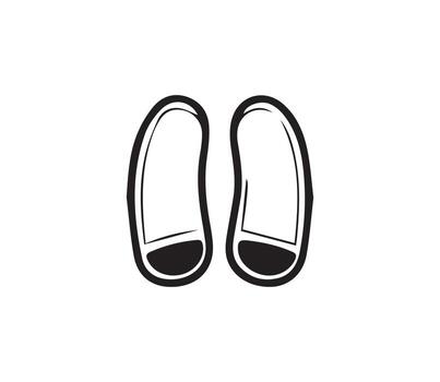 Slippers icon . Simple of slipper icons for web design on white background vector